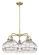 Ballston Five Light Chandelier in Antique Brass (405|5165CRABG55610CL)