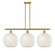 Ballston LED Island Pendant in Satin Gold (405|5163ISGG121612WM)