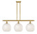 Ballston LED Island Pendant in Satin Gold (405|5163ISGG121610WM)