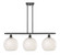 Ballston Three Light Island Pendant in Oil Rubbed Bronze (405|5163IOBG121610WM)