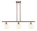 Ballston LED Island Pendant in Antique Copper (405|5163IACG12176WV)