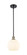 Ballston One Light Mini Pendant in Black Antique Brass (405|5161SBABG12178WV)