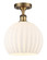 Ballston LED Semi-Flush Mount in Brushed Brass (405|5161CBBG121710WV)