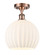 Ballston LED Semi-Flush Mount in Antique Copper (405|5161CACG121710WV)