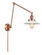 Franklin Restoration LED Swing Arm Lamp in Antique Copper (405|238ACG1)