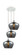 Ballston LED Pendant in White Polished Chrome (405|113B3PWPCG93L)