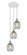 Ballston LED Pendant in White Polished Chrome (405|113B3PWPCG82)