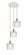 Ballston LED Pendant in White Polished Chrome (405|113B3PWPCG402)