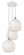 Ballston LED Pendant in White Polished Chrome (405|113B3PWPCG121612WM)