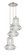 Ballston Three Light Pendant in Satin Gold (405|113B3PSGG212)