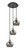 Ballston Three Light Pendant in Black Antique Brass (405|113B3PBABG93)