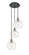 Ballston Three Light Pendant in Black Antique Brass (405|113B3PBABG12158)