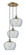 Ballston LED Pendant in Antique Brass (405|113B3PABG92L)