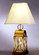 Cottage Two Light Portable Lamp in Antique Brass (265|57707ABC)