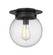 Calhoun One Light Flush Mount in Matte Black (224|7506F9MB)