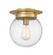 Calhoun One Light Flush Mount in Heritage Brass (224|7506F9HBR)