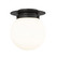 Calhoun One Light Flush Mount in Matte Black (224|7505F9MB)