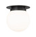 Calhoun One Light Flush Mount in Matte Black (224|7505F13MB)