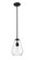 Ayra One Light Pendant in Matte Black (224|488P8MB)