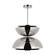Shanti LED Pendant in Polished Nickel (182|SLPD32227N)