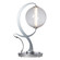Pression LED Table Lamp in Sterling (39|272102LED85LBCK0700)