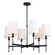 Camden Six Light Chandelier in Matte Black (63|H0288)