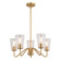 Beverly Five Light Chandelier in Muted Brass (63|H0286)