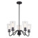 Beverly Five Light Chandelier in Matte Black (63|H0284)