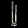 Antonia LED Table Lamp in Ombre Silver/Brass/No Parchment (48|923010710ST)