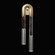 Antonia LED Wall Sconce in Soft Gold Leaf/Brass/Charcoal (48|922750511ST)
