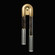 Antonia LED Wall Sconce in Gold Leaf/Brass/Charcoal (48|922750311ST)