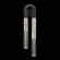Antonia LED Wall Sconce in Black/Nickel/Smoke (48|922750122ST)