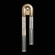 Antonia LED Wall Sconce in Soft Gold Leaf/Brass/Smoke (48|922550512ST)