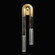 Antonia LED Wall Sconce in Gold Leaf/Nickel/Charcoal (48|922550321ST)