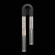 Antonia LED Wall Sconce in Black/Nickel/Smoke (48|922550122ST)