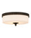 Bryce One Light Flush Mount in Oil Rubbed Bronze/White (142|99990073)