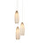 Parish Collection Three Light Pendant in White/Antique Brass (142|90001186)