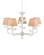 Charny Five Light Chandelier in Gesso White (142|90001169)