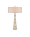 Eleanora Two Light Table Lamp in Natural/Natural Brass (142|60000904)