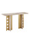 Selene Console Table in Natural/Polished Brass (142|40000182)