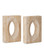 Demi Bookends Set of 2 in Natural (142|12000774)