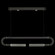 Antonia LED Linear Pendant in Black/Nickel/No Parchment (48|924140120ST)