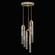 Antonia LED Pendant in Soft Gold Leaf/Nickel/Smoke (48|923840522ST)