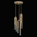 Antonia LED Pendant in Soft Gold Leaf/Brass/No Parchment (48|923840510ST)