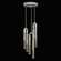 Antonia LED Pendant in Silver Leaf/Brass/Smoke (48|923840412ST)