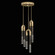 Antonia LED Pendant in Gold Leaf/Brass/Charcoal (48|923840311ST)