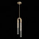 Antonia LED Pendant in Soft Gold Leaf/Nickel/Smoke (48|923340522ST)