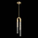 Antonia LED Pendant in Gold Leaf/Nickel/Smoke (48|923340322ST)