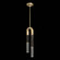 Antonia LED Pendant in Gold Leaf/Brass/Charcoal (48|923340311ST)