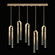 Antonia LED Linear Pendant in Soft Gold Leaf/Brass/No Parchment (48|923140510ST)